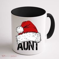 Christmas Hat Santa Aunt Coffee Mug thumb 1