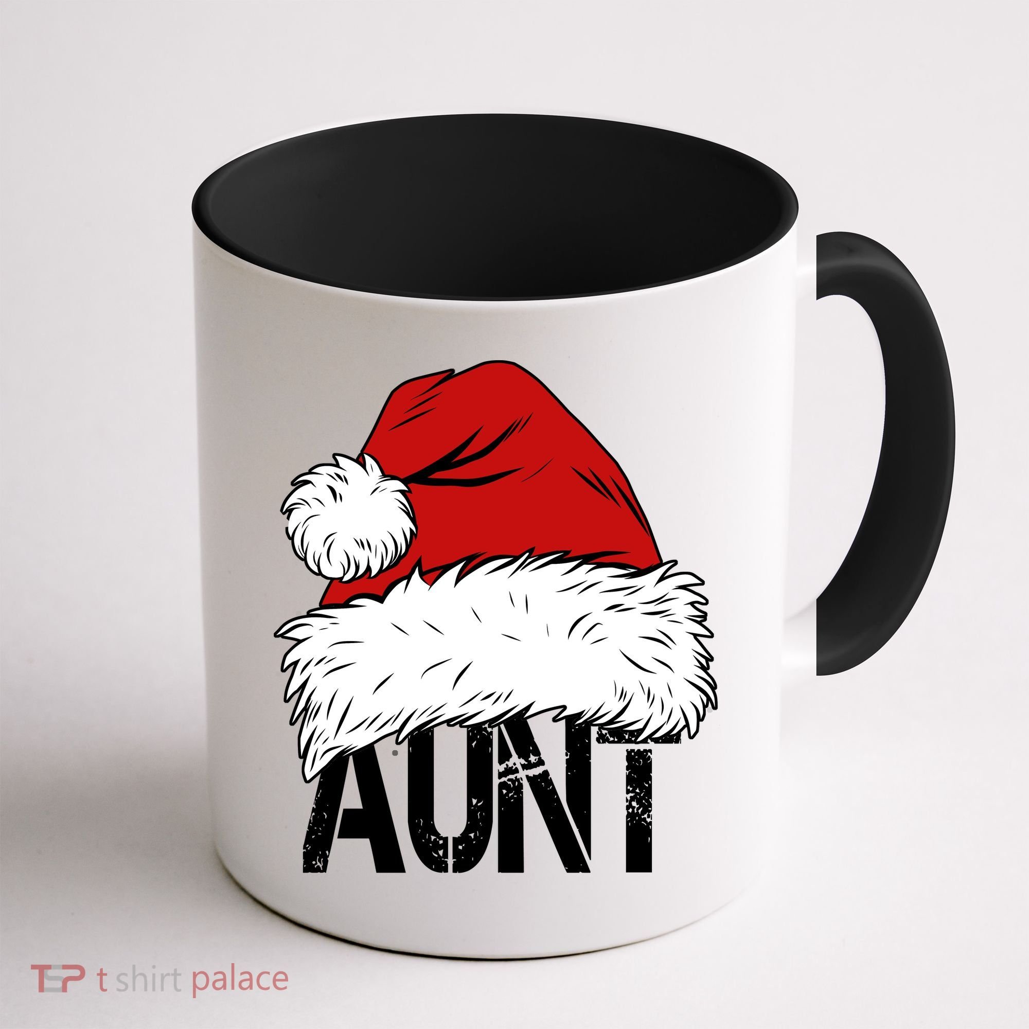 Christmas Hat Santa Aunt Coffee Mug