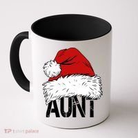 Christmas Hat Santa Aunt Coffee Mug thumb 0