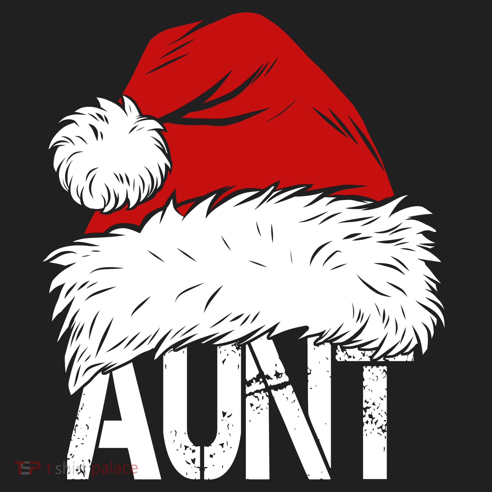 Christmas Hat Santa Aunt Beanie