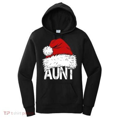 Christmas Hat Santa Aunt Women's Hoodie