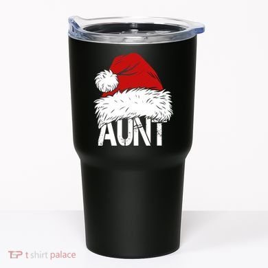 Christmas Hat Santa Aunt Tumbler