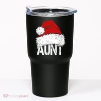 Christmas Hat Santa Aunt Tumbler thumb 0