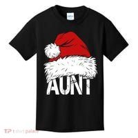 Christmas Hat Santa Aunt Kids T-Shirt thumb 0