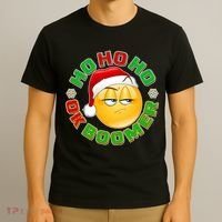 Christmas HO HO HO Ok Boomer T-Shirt thumb 3