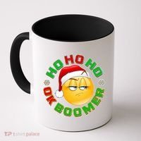 Christmas HO HO HO Ok Boomer Coffee Mug thumb 0
