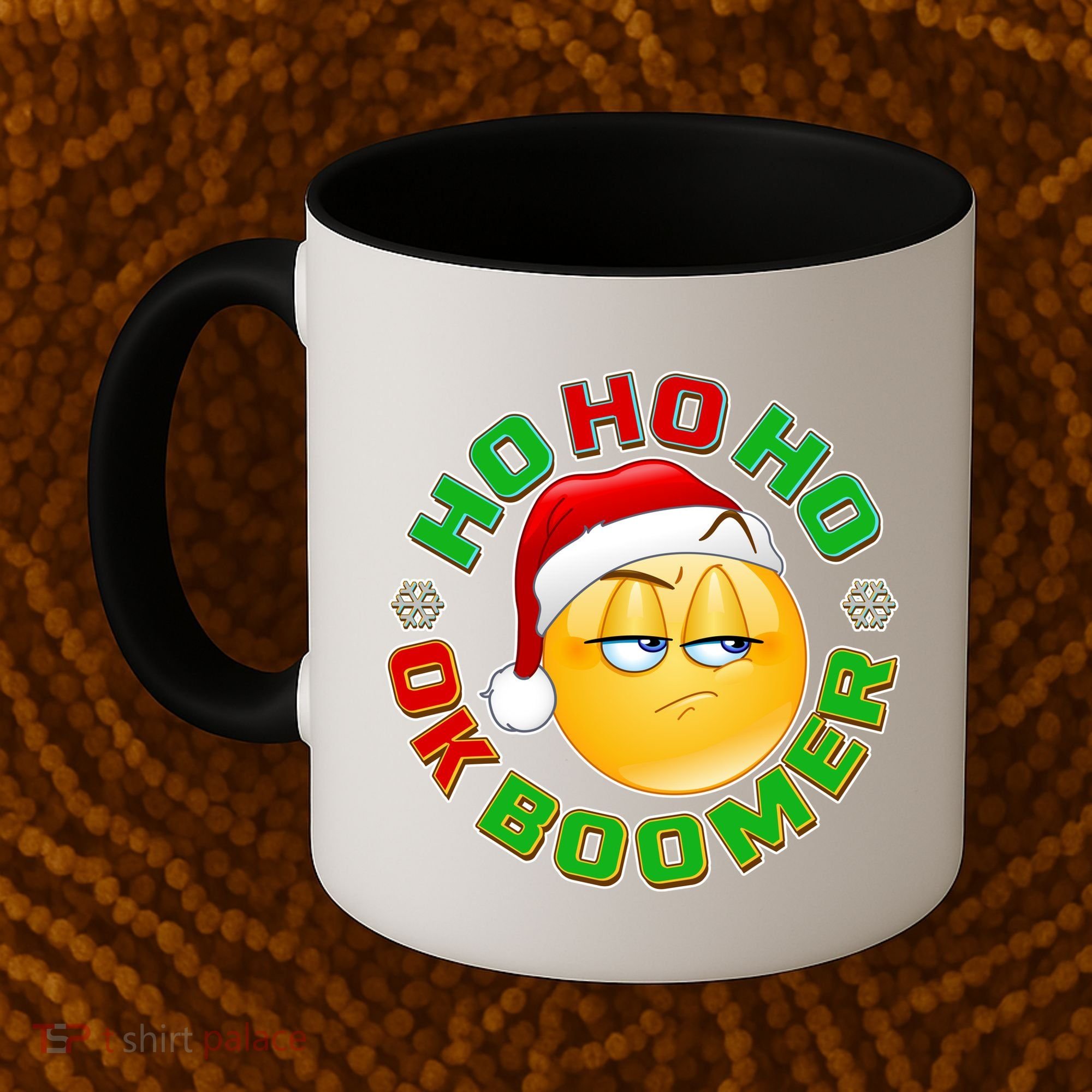 Christmas HO HO HO Ok Boomer Coffee Mug