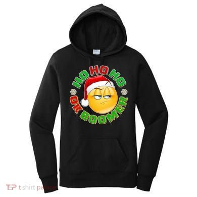 Christmas HO HO HO Ok Boomer Women's Hoodie