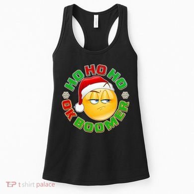 Christmas HO HO HO Ok Boomer Women's Tank Top