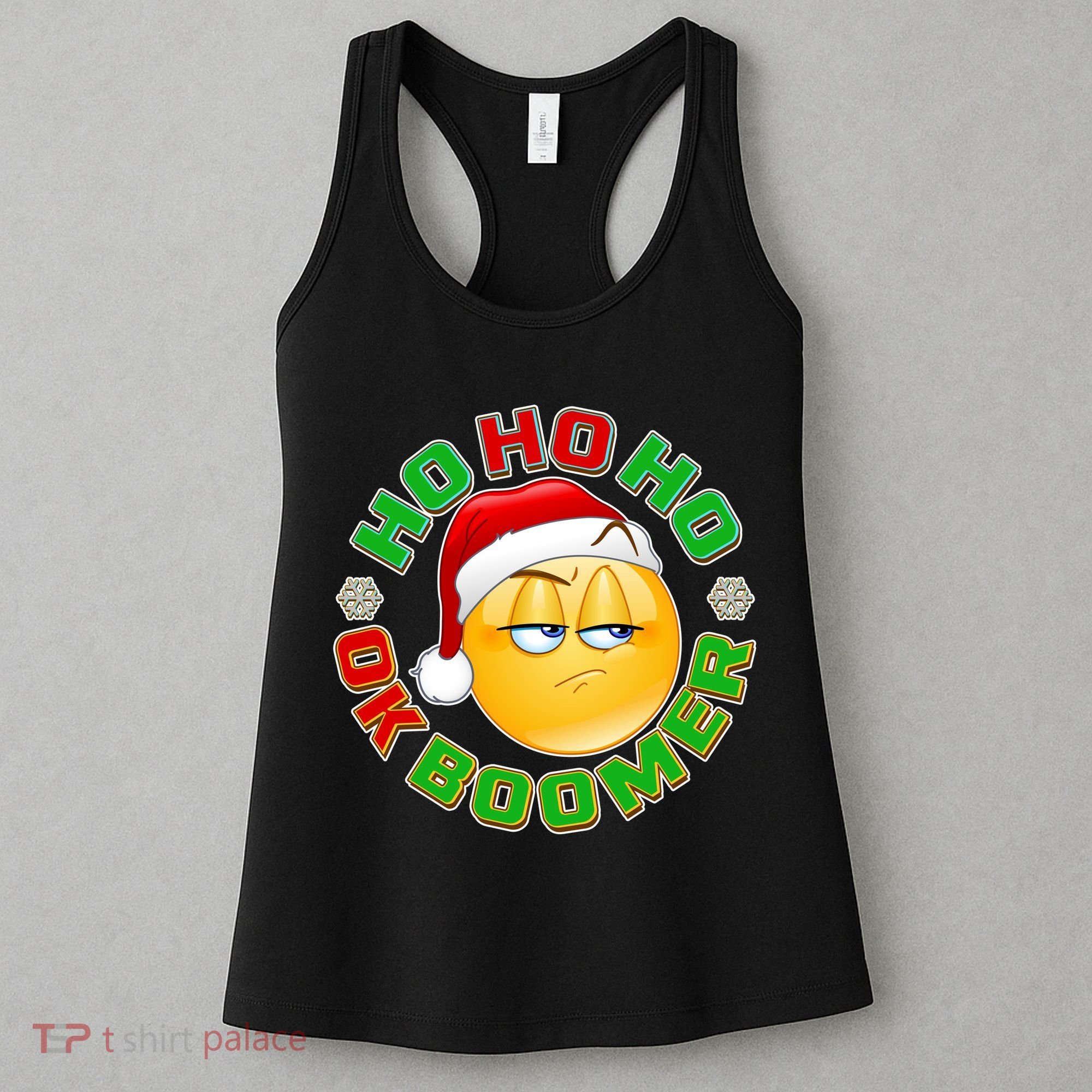 Christmas HO HO HO Ok Boomer Women's Tank Top