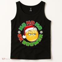 Christmas HO HO HO Ok Boomer Tank Top thumb 2