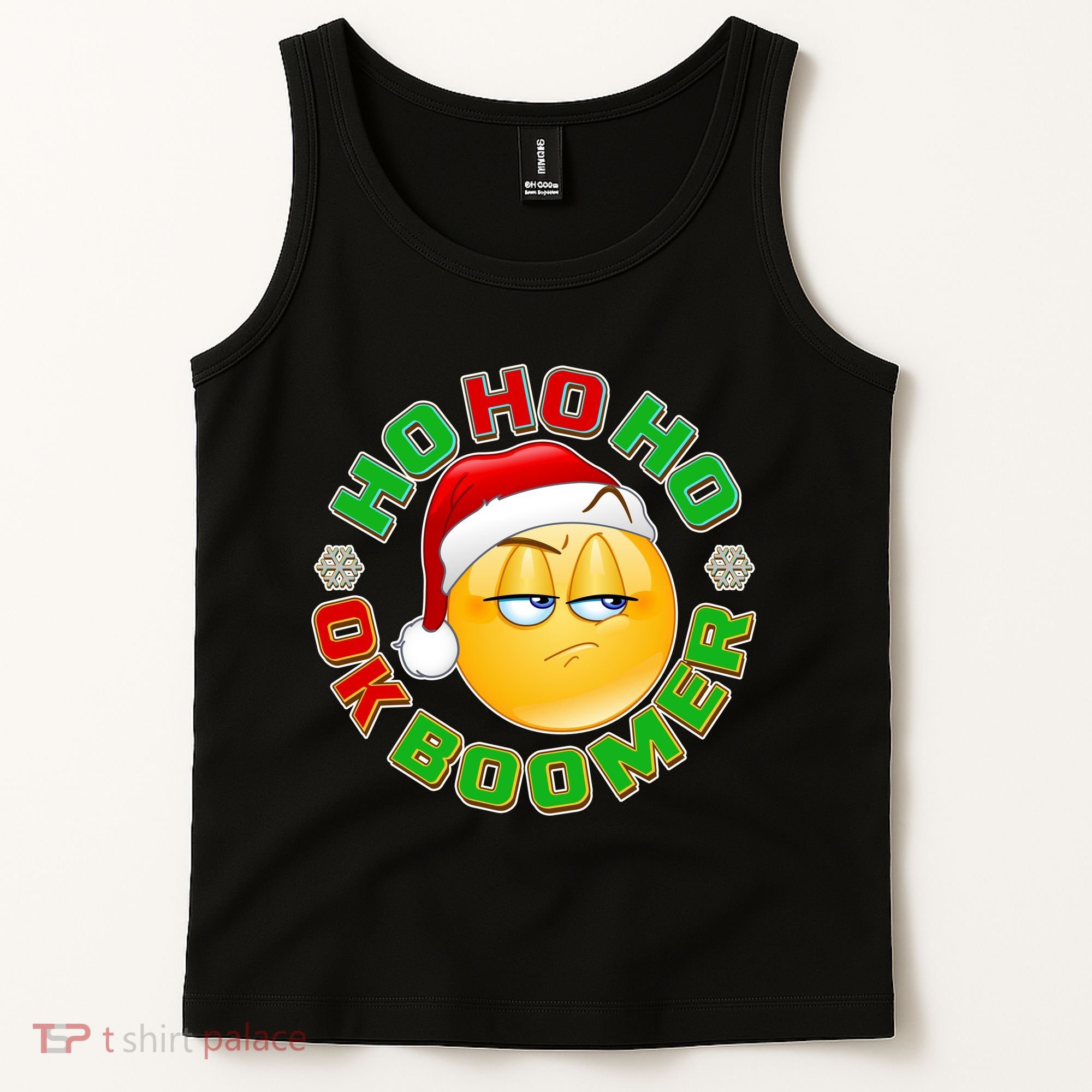 Christmas HO HO HO Ok Boomer Tank Top
