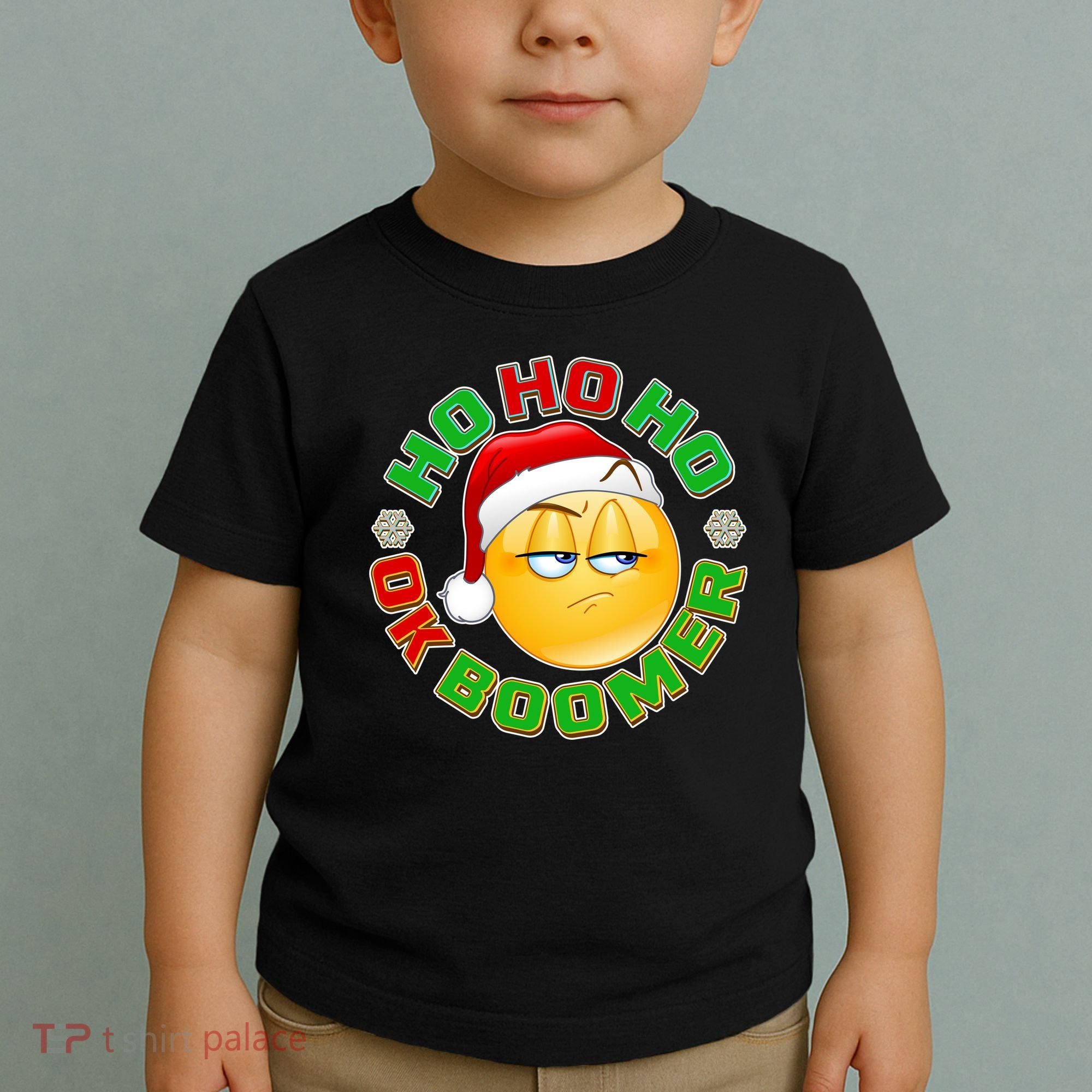 Christmas HO HO HO Ok Boomer Toddler T-Shirt