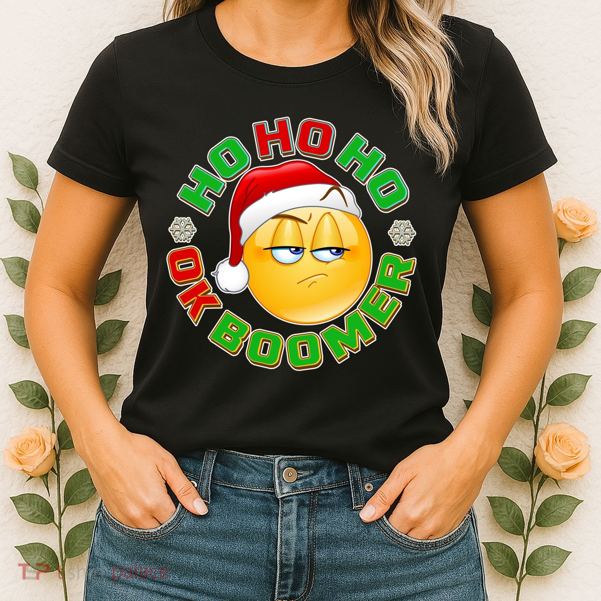 Christmas HO HO HO Ok Boomer Women's T-Shirt
