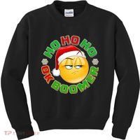 Christmas HO HO HO Ok Boomer Kids Sweatshirt thumb 0