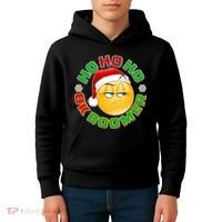 Christmas HO HO HO Ok Boomer Kids Hoodie thumb 4