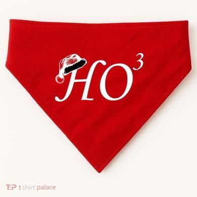 Christmas HO Times Three USA-Made Doggie Bandana