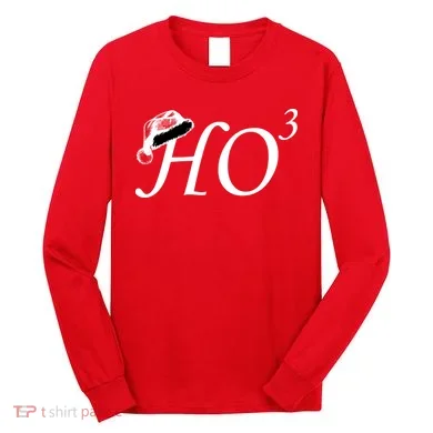 Christmas HO Times Three Long Sleeve Shirt