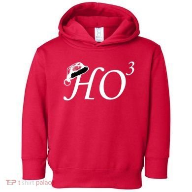 Christmas HO Times Three Toddler Hoodie