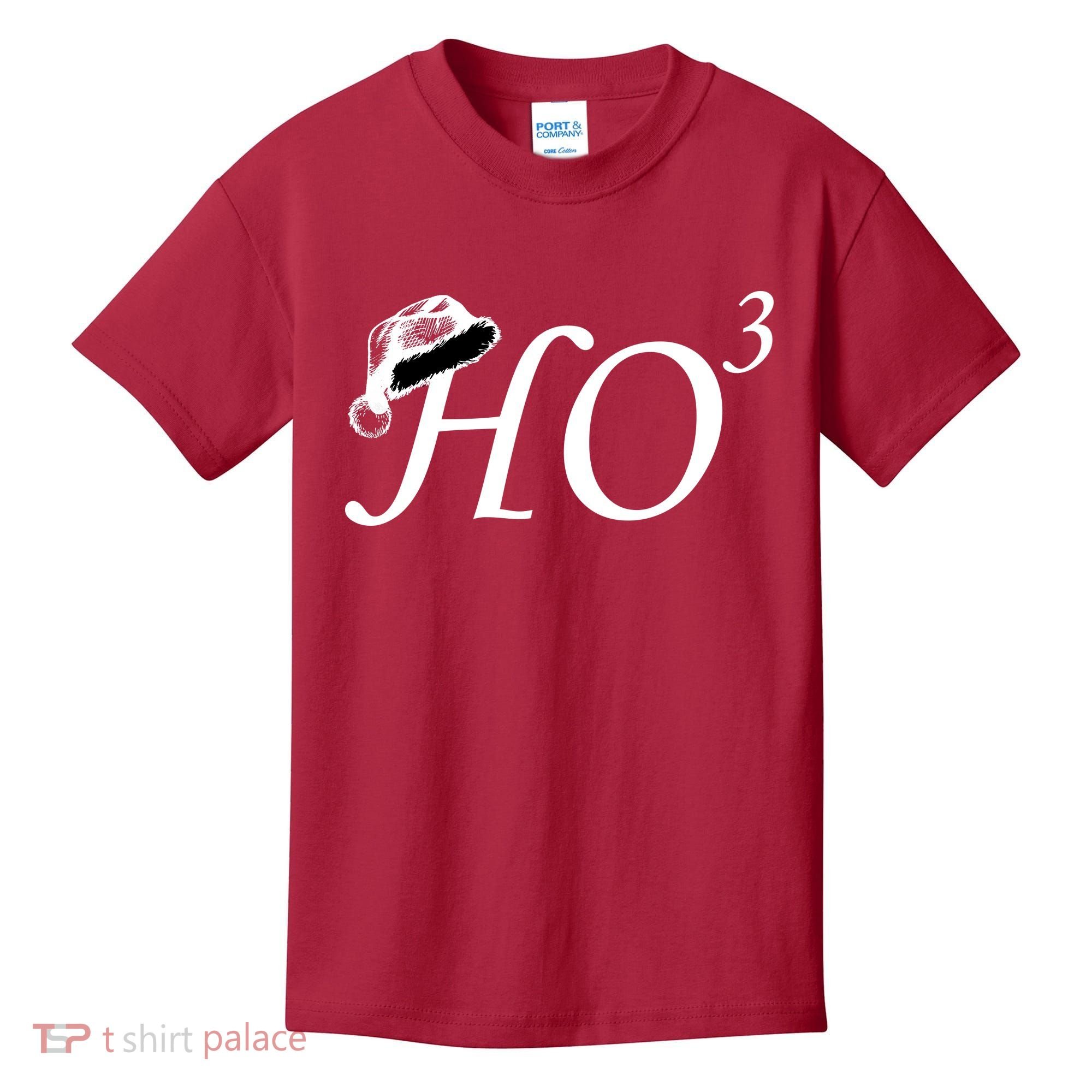 Christmas HO Times Three Kids T-Shirt