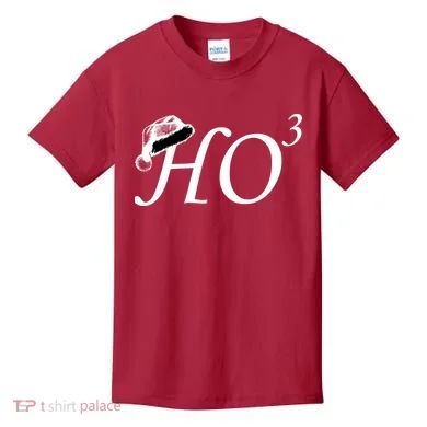 Christmas HO Times Three Kids T-Shirt