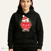 Christmas Holiday Penguin Skates Hoodie thumb 5