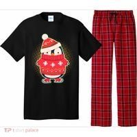 Christmas Holiday Penguin Skates Pajama Set thumb 0
