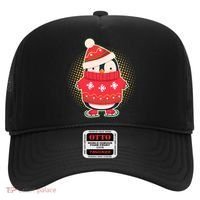 Christmas Holiday Penguin Skates Hat thumb 0
