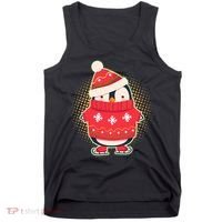 Christmas Holiday Penguin Skates Tank Top thumb 0