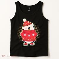 Christmas Holiday Penguin Skates Tank Top thumb 2