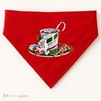 Christmas Hot Chocolate USA-Made Doggie Bandana thumb 0