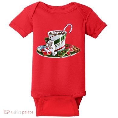 Christmas Hot Chocolate Baby Bodysuit