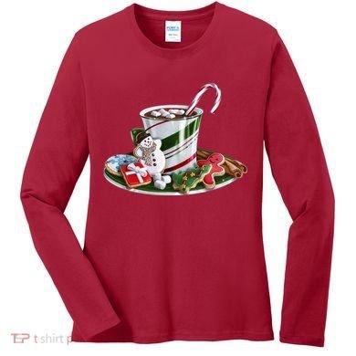 Christmas Hot Chocolate Women's Long Sleeve Shirt