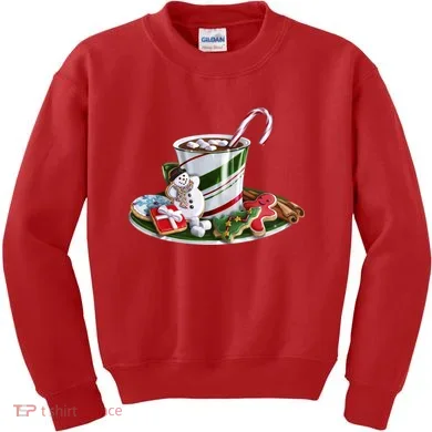 Christmas Hot Chocolate Kids Sweatshirt