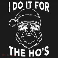 Christmas I Do it for the Ho's X-Mas Backpack thumb 2