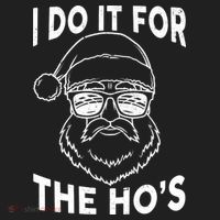 Christmas I Do it for the Ho's X-Mas Golf Towel thumb 3