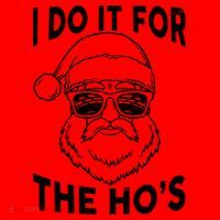 Christmas I Do it for the Ho's X-Mas Santa Hat thumb 1
