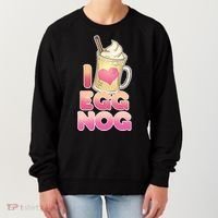 Christmas I Love Eggnog Women's Sweatshirt thumb 0