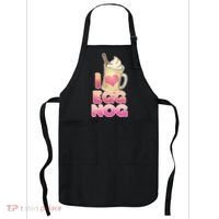 Christmas I Love Eggnog Apron thumb 0