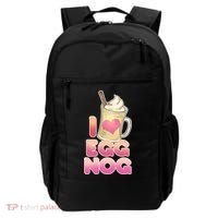 Christmas I Love Eggnog Backpack thumb 0