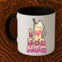 Christmas I Love Eggnog Coffee Mug thumb 2