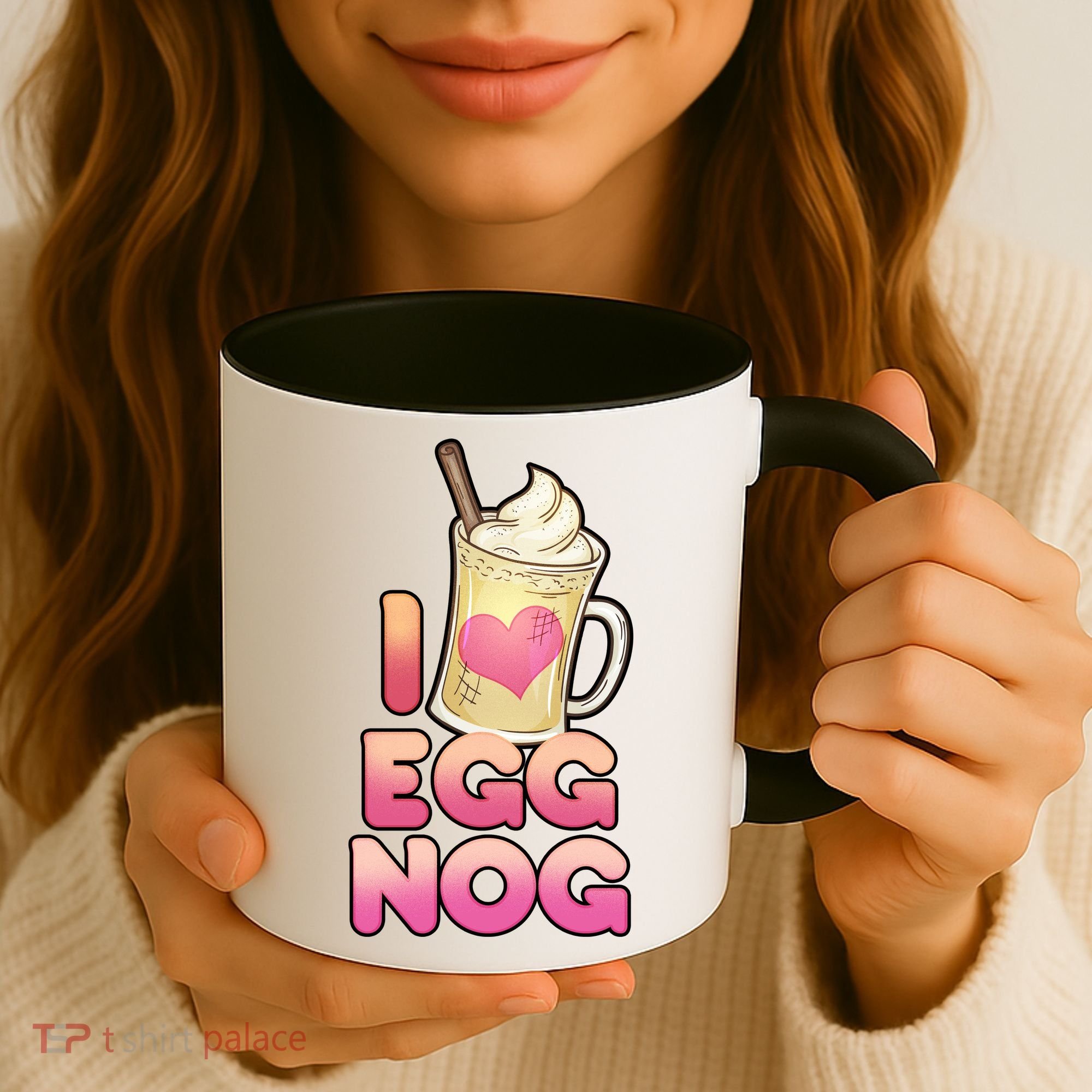 Christmas I Love Eggnog Coffee Mug