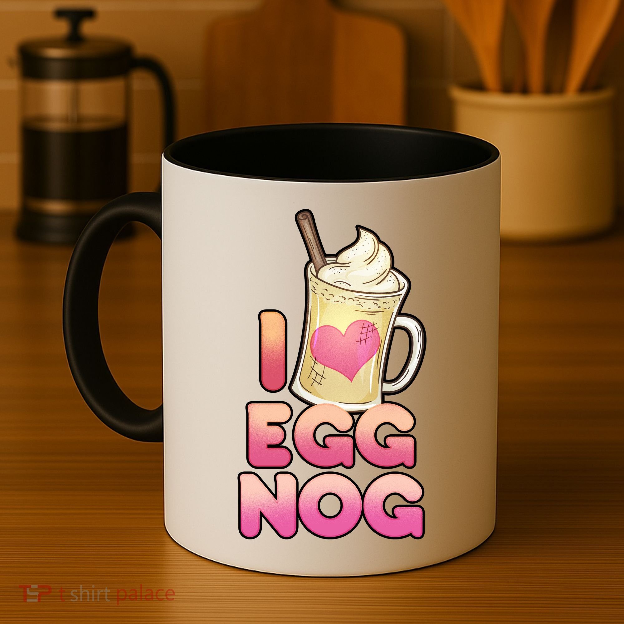 Christmas I Love Eggnog Coffee Mug