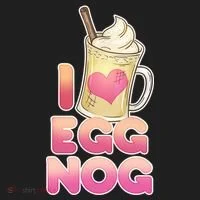 Christmas I Love Eggnog Hat thumb 2