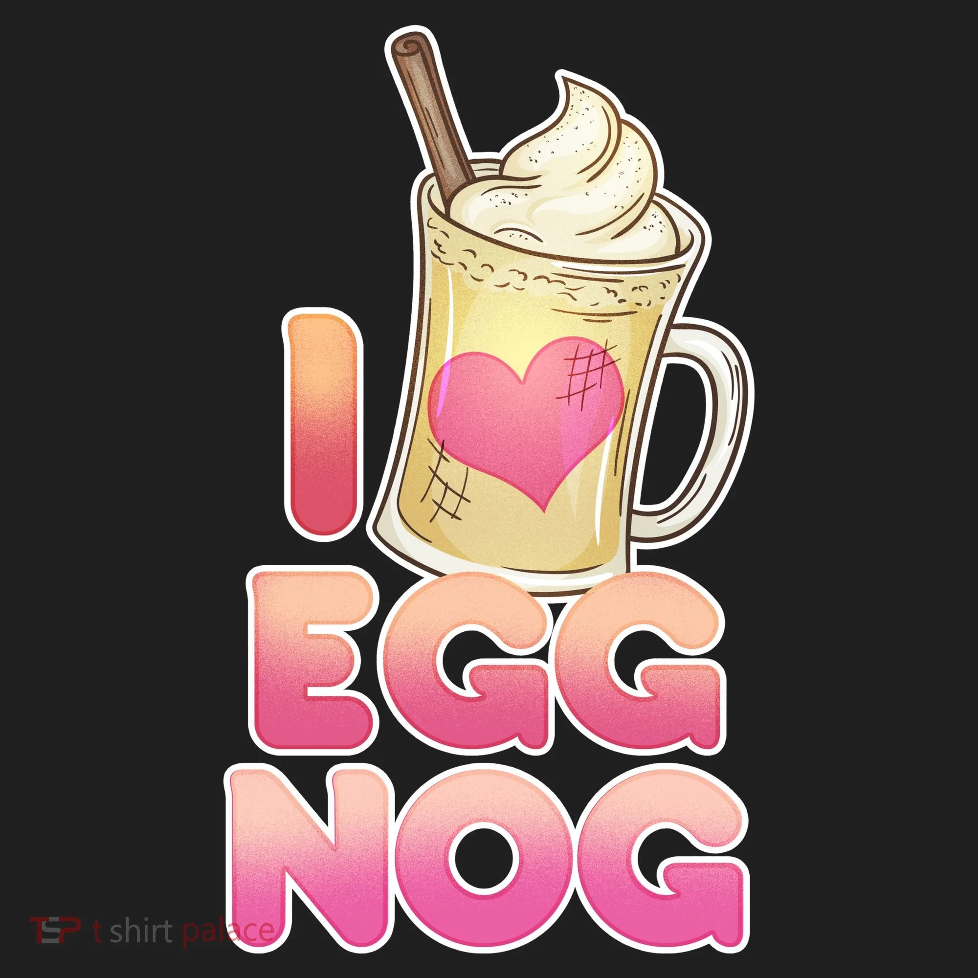 Christmas I Love Eggnog Hat