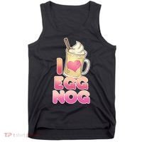 Christmas I Love Eggnog Tank Top thumb 0
