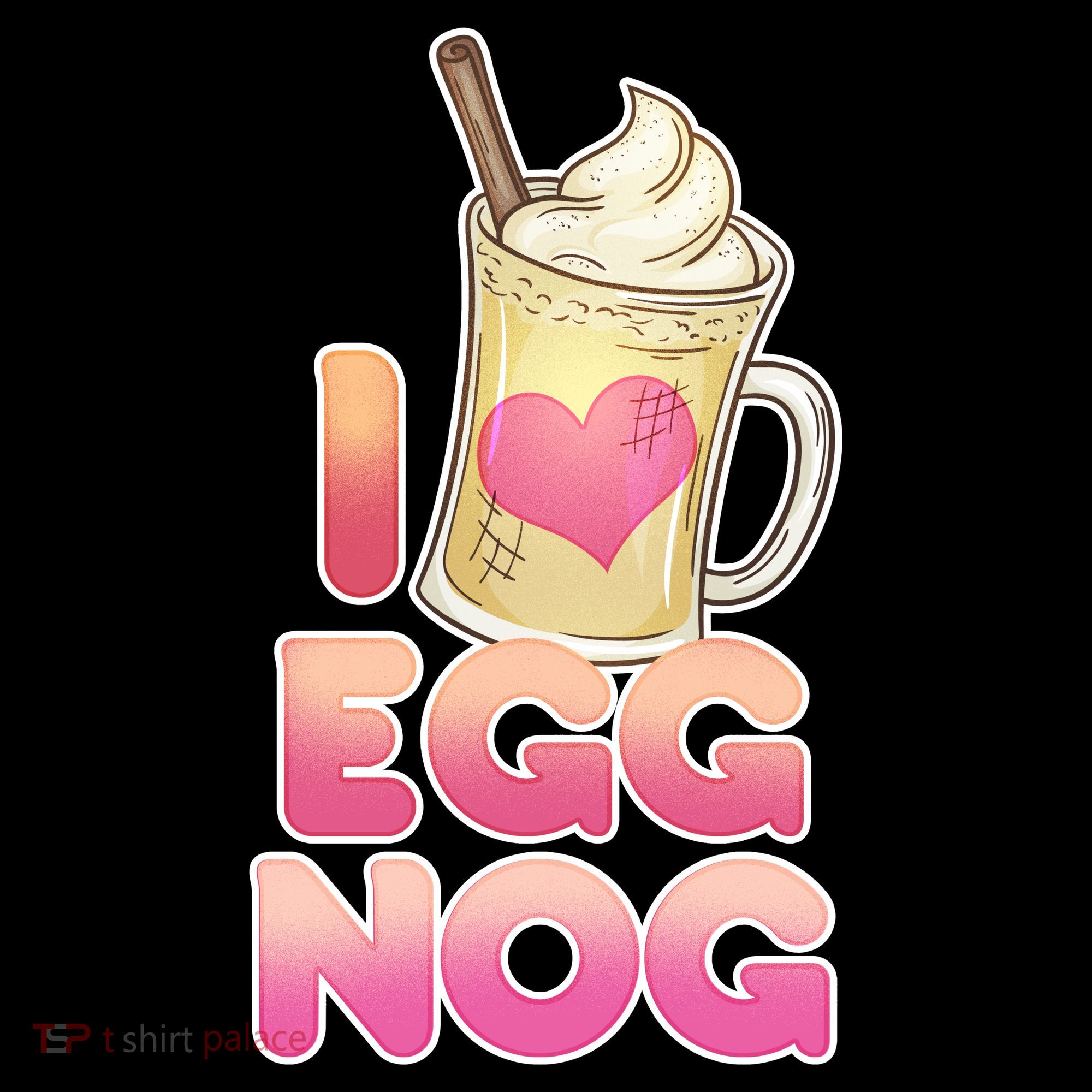 Christmas I Love Eggnog Tank Top