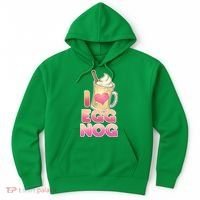 Christmas I Love Eggnog Hoodie thumb 0
