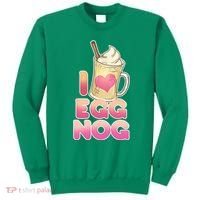 Christmas I Love Eggnog Sweatshirt thumb 0