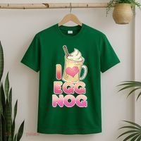 Christmas I Love Eggnog T-Shirt thumb 2